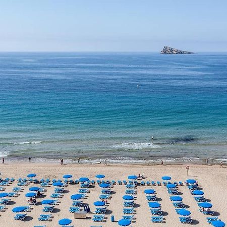 Levante Beach Front Of The Sea Estacha Benidorm Bagian luar foto